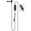 Polsen MO-IPL2 Lavalier Microphone with Lightning Connector & Headphone Jack for iOS Devices