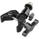 CAMVATE Super Clamp With 5/8"-27 Screw Mini Ball Head Mount For Microphone (Black T-Handle)