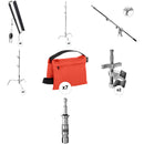 Genaray Hex Lighting 36" Soft Strip 6-Light Pro Kit with C-Stands