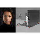 Genaray Three-Point Lighting 36" Soft Strip 3-Light Standard Kit with Light Stands