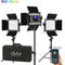 GVM 800D-RGB LED Studio 3-Video Light Kit