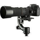 Movo Photo Carbon Fiber Professional Gimbal Tripod Head With Arca-Swiss Quick-Release Plate - For Outdoor Wildl