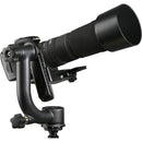 Movo Photo Carbon Fiber Professional Gimbal Tripod Head With Arca-Swiss Quick-Release Plate - For Outdoor Wildl