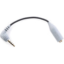 Movo Photo 3.5mm TRS (Female) Microphone Adapter Cable To TRRS (Male) For Smartphones