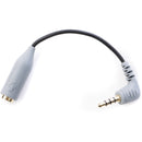 Movo Photo 3.5mm TRS (Female) Microphone Adapter Cable To TRRS (Male) For Smartphones