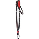 RL Handcrafts Andino Pro-DLX Leather Camera Sling (Large, Black/Red)