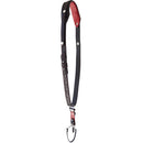 RL Handcrafts Andino Pro-DLX Leather Camera Sling (Large, Black/Red)