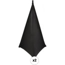 Auray SK-4SLSB Speaker and Lighting Stand Skirt (Black)