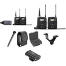 Sennheiser EW 100 G4 2-Person Camera-Mount Wireless Combo Microphone System Kit (A: 516 to 558 MHz)
