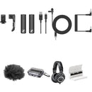 Sennheiser XSW-D PORTABLE ENG SET Digital Camera-Mount Wireless Combo Microphone System with Case Kit (2.4 GHz)