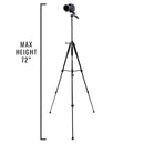 Ultimaxx 72" Tripod with Rubber Feet (Black)