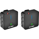 YELANGU MX5 Ultracompact Digital Wireless Microphone System for Cameras and Smartphones (2.4 GHz)