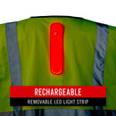 COAST SV300 Rechargeable Hi Vis Safety Vest (Large)