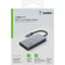 Belkin CONNECT USB Type-C 4-In-1 Multiport Adapter (Silver)