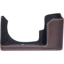 Oberwerth Leica SL2 Closed Version Half Case (Dark Brown)
