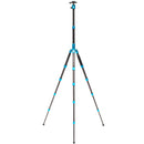 Benro MeFOTO RoadTrip Pro Carbon Fiber Series 1 Travel Tripod with Ball Head and Monopod (Pacific Blue)