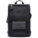 MacCase 16" Premium Leather Macbook Pro Flight Jacket (Black)