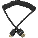 Kondor Blue Coiled Mini-HDMI to HDMI Cable (Black, 12 to 24")