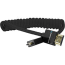 Kondor Blue Coiled Micro-HDMI to HDMI Cable (Black, 12 to 24")