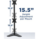 Mount-It! MI-1758 Vertical Dual Monitor Stand for 24" to 32" Displays
