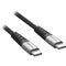 EZQuest DuraGuard USB 2.0 Type-C Male Cable (7.2')