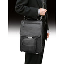 MacCase Flight Case Vertical Leather Briefcase & Backpack (Black)