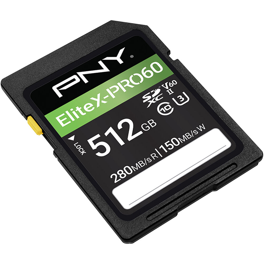 Buy in India PNY 512GB EliteX-PRO60 UHS-II SDXC Memory Card – Tanotis
