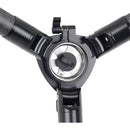 XILETU L-404C Pro Stable Carbon Fiber Tripod with 75mm Flat Head Plate