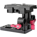 CAMVATE Quick Release Baseplate with 15mm LWS Rod Mount (Red Screws)