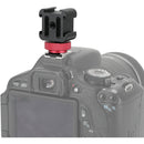 CAMVATE 3-Way Cold Shoe Mount with Knurled Shoe Mount Adapter