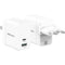 EZQuest UltimatePower 65W 2-Port GaN USB Type-C PD Wall Charger