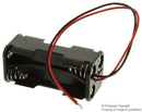 BUD INDUSTRIES HH-3631 Battery Holder, AAA, 4 x Through Hole, Wire Leads