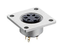 LUMBERG 0308 12 Circular Connector, 03 Series, Panel Mount Receptacle, 12 Contacts, Solder Socket