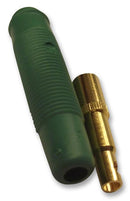 HIRSCHMANN TEST AND MEASUREMENT 931804704 SOCKET, 4MM, GREEN, 5PK , KUN 30