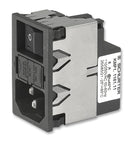 Schurter KMF1.1191.11 Filtered IEC Power Entry Module C14 General Purpose 10 A 250 VAC 2-Pole Switch