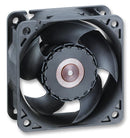 EBM-PAPST 624HHR Axial Fan, Compact, Ball, 620 Series, 24 VDC, 60 mm, 25 mm, 33 cu.ft/min, 56 m³/h