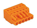 WAGO 231-304/026-000 Pluggable Terminal Block, 5.08 mm, 4 Ways, 28 AWG, 12 AWG, 2.5 mm�, Clamp