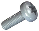 TR FASTENINGS 1961040012071DO Machine Screw, M4, Steel, 12 mm, Bright Zinc, Pan Head Torx