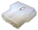MOLEX 03-06-2042 Connector Housing, Free-Hanging, Standard .062" Series, Plug, 4 Ways, 3.68 mm