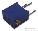 BOURNS 3266X-1-200LF Trimmer Potentiometer, 20 ohm, 250 mW, ± 10%, 3266X Series, 12 Turns, Through Hole