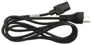 VOLEX 17566 Mains Power Cord, NEMA 6-15P, IEC 60320 C13, 6.6 ft, 2.007 m, Black