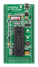 Mikroelektronika MIKROE-1029 Add-On Board Mikroe MCU Mikroboard PIC18F PIC18F4520-I/P 2 x Standard Connector New