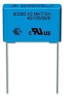 EPCOS B32933B3105K000 Film Capacitor, 1 µF, 305 VAC, PET (Polyester), ± 10%, B32933 Series