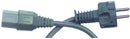 VOLEX 17850 326 C3 POWER CORD, IEC60320C-13, 2M, 10A, GRAY
