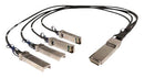 Volex Q4S10V30VP200S Q4S10V30VP200S Cable Assy QSFP+ TO SFP+ X4 Plug 6.6FT