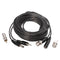 MG Electronics AVC-25 25ft Cctv Cable Video Power BNC-to-RCA With Adapters 52T7550