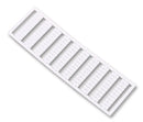 WAGO 209-701 Terminal Block Marker, for Use with Terminal Block, 4MM, White