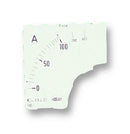 HOBUT D72MIS30A6/1-001 Analogue Panel Meter, Flame Retardant, Calibrated At 23°C, AC Current, 30A to 180A, 68 mm, 68 mm