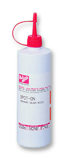 MULTICORE / LOCTITE SPOT-ON PEELABLE SOLDER.RESIST Solder Resist, Spot-On, Bottle, 250ml