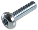 DURATOOL DT000133 Machine Screw, M5, Steel, 20 mm, Zinc, Pan Head Torx